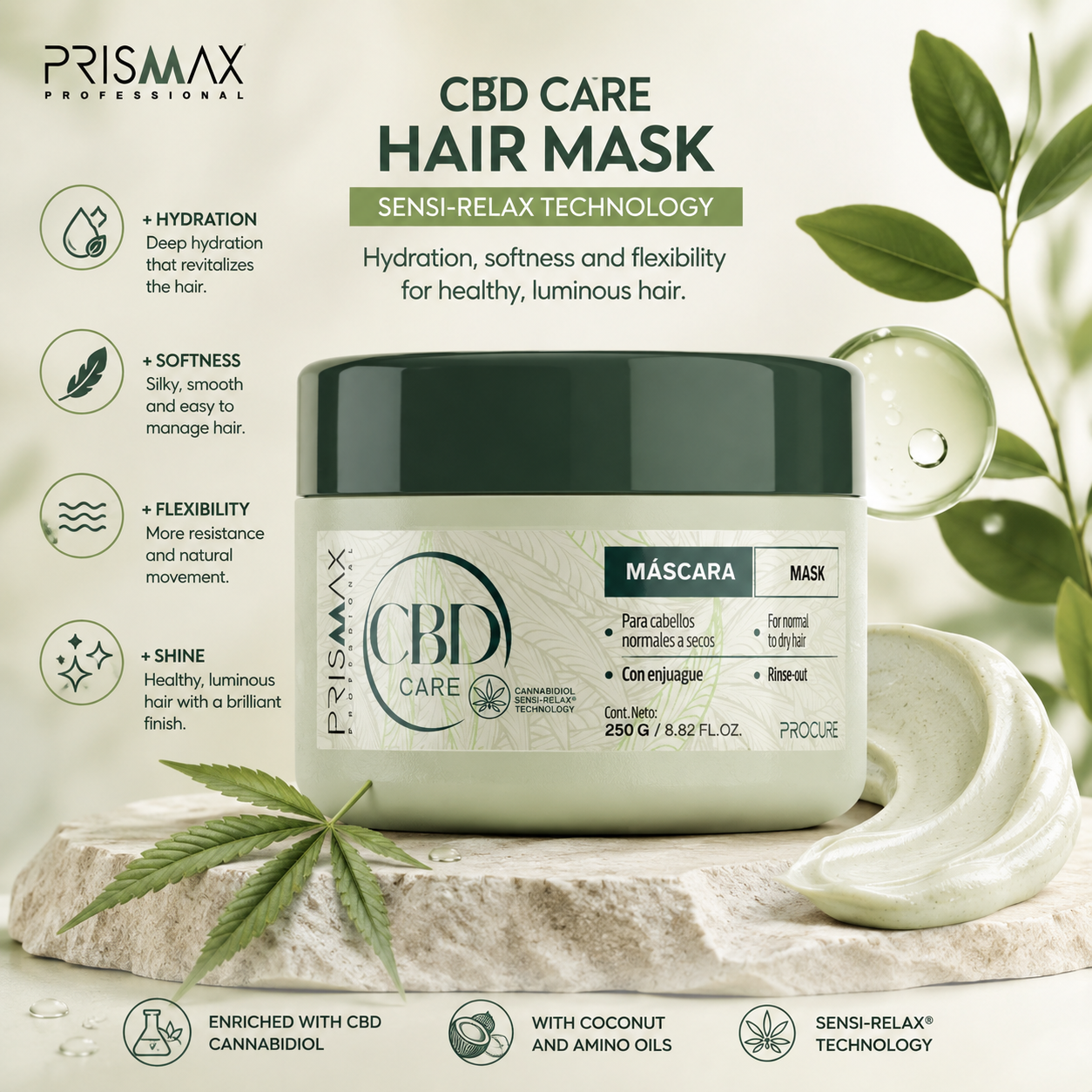 Hair Mask CBD Care - Prismax Procure