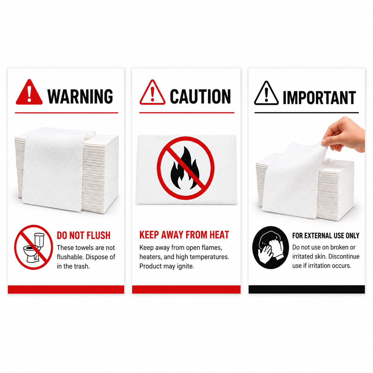 Premium Disposable Pearl Towels Pack of 50 pcs