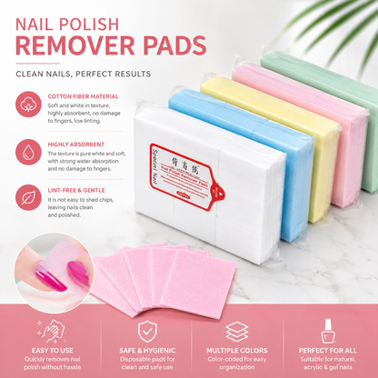 Professional Lint-Free Nail Wipes – 540 Pads