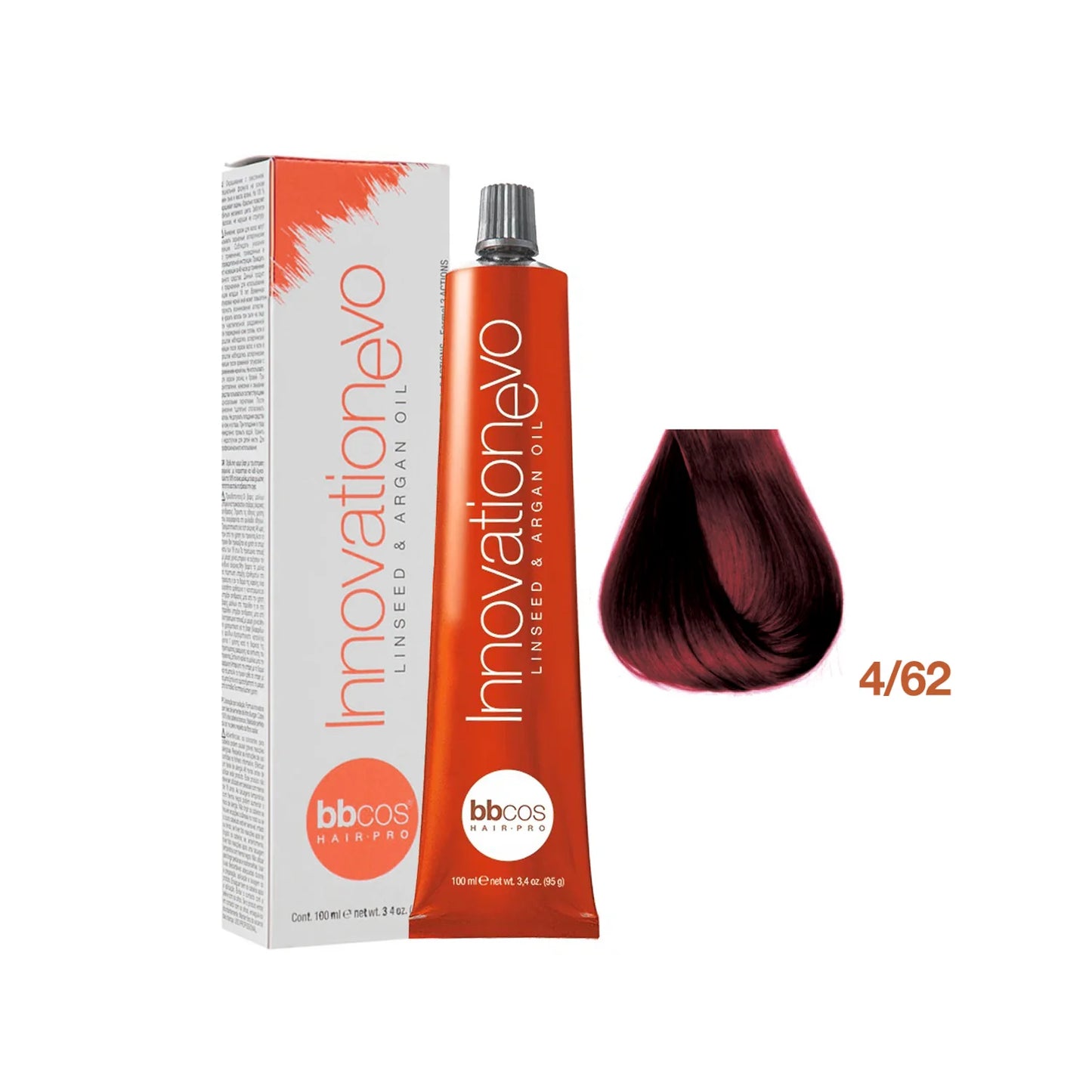 Innovation Evo Permanent Hair Color – RED & MAHOGANY (/5, /6)