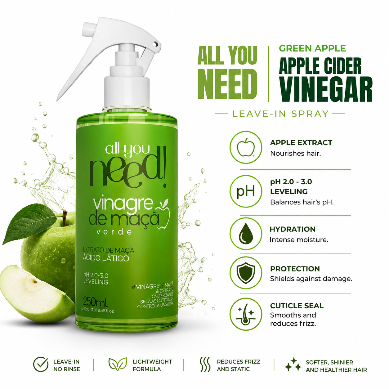 Green Apple Vinegar Rinse - Mirai
