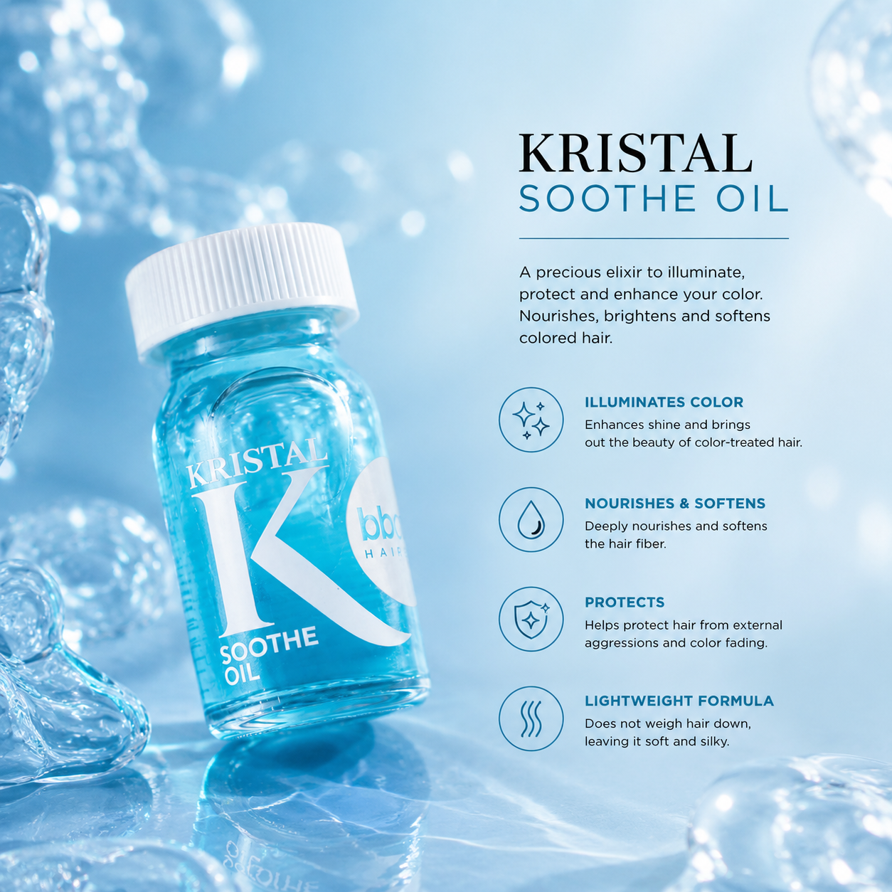 Kristal Chroma Soothe Oil All Hair Types