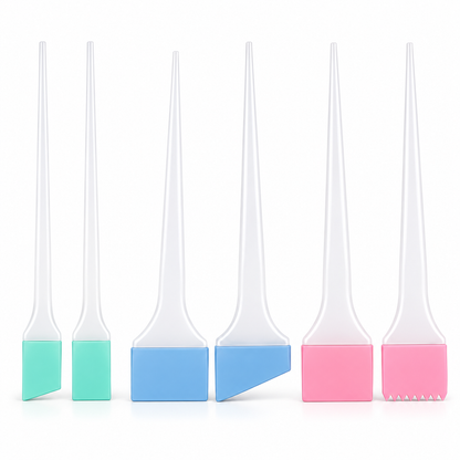Silicon Brushes Set For Professional Hair Dying 6pcs