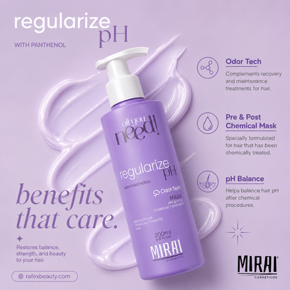 All You Need! Regularize pH Mask – Pre & Post Chemical Treatment