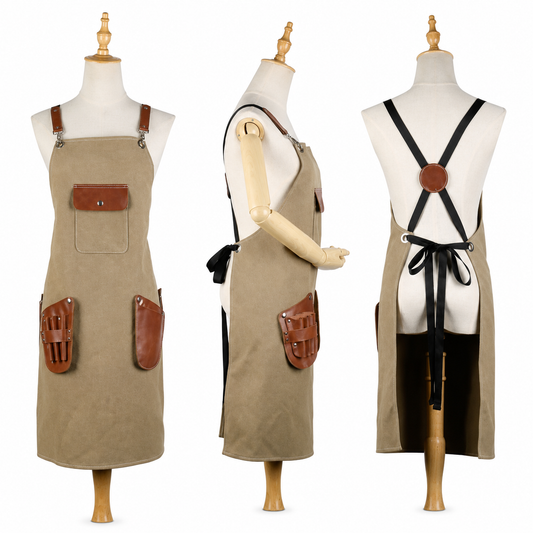 Hairstylists Jean Apron With Multifunctional Pockets