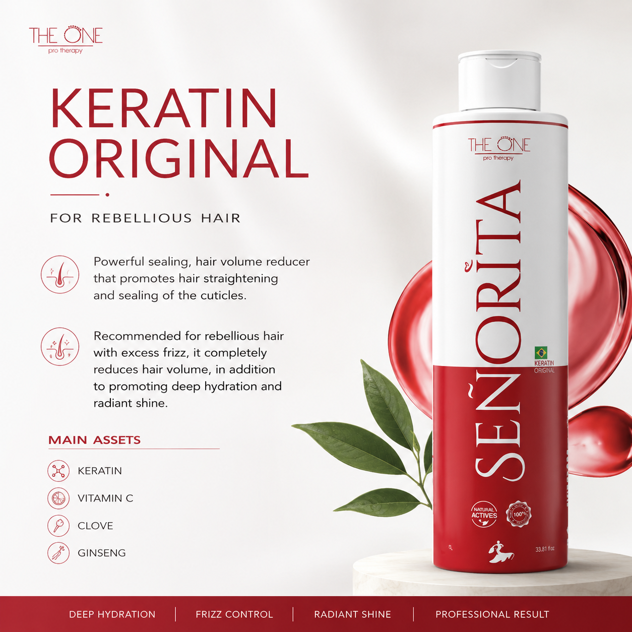 Senorita Keratin Original Brazilian Hair Straightening & Smoothing Treatment