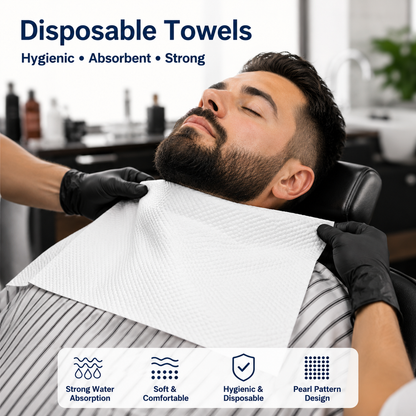 Premium Disposable Pearl Towels Pack of 50 pcs
