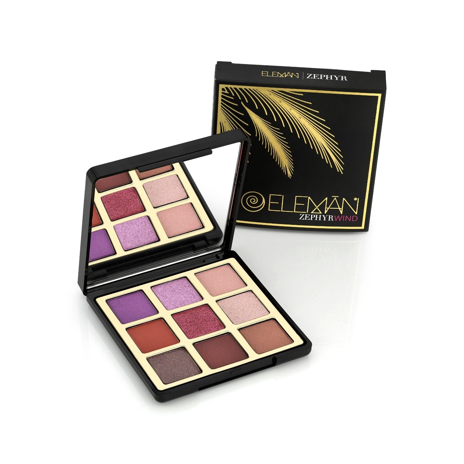Zephyr Eyeshadow Palette swatches