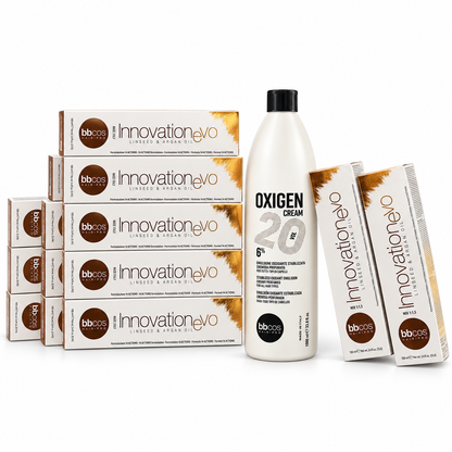 InnovationEvo Hair Color Set of 12 Colors + 2 Colors & 1 Peroxide Free