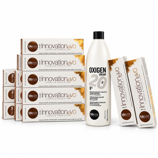 InnovationEvo Hair Color Set of 12 Colors + 2 Colors & 1 Peroxide Free