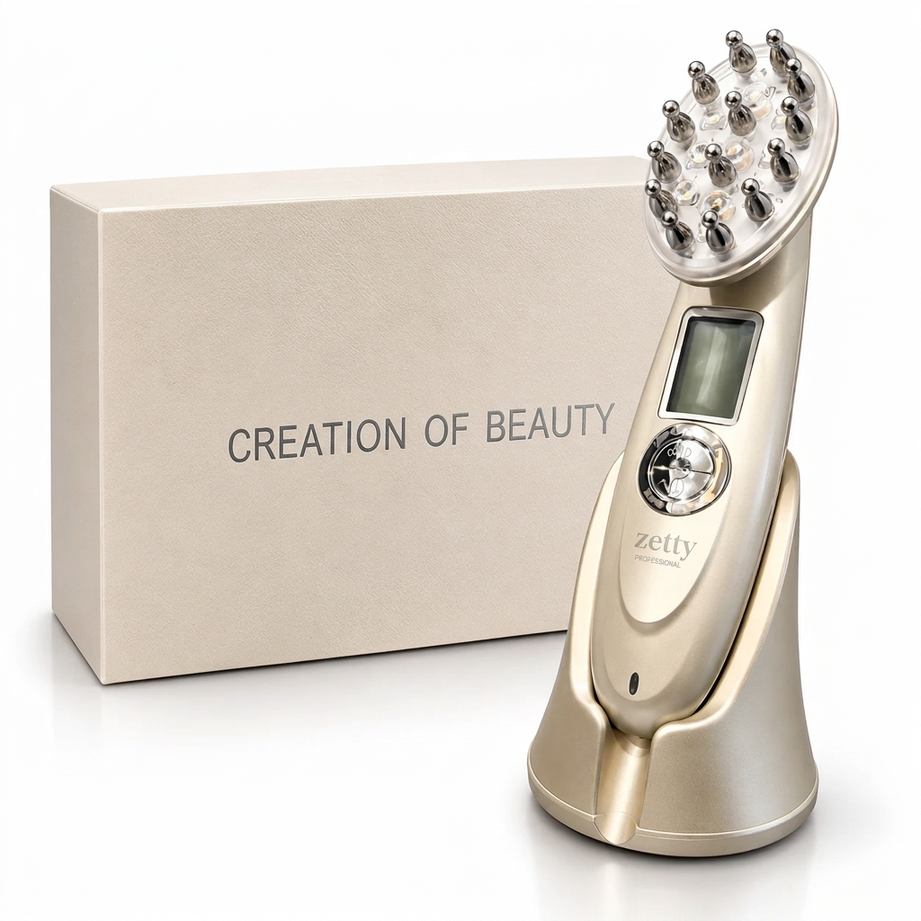 Electric Laser Hair Growth Comb Red Light Therapy & Scalp Massager