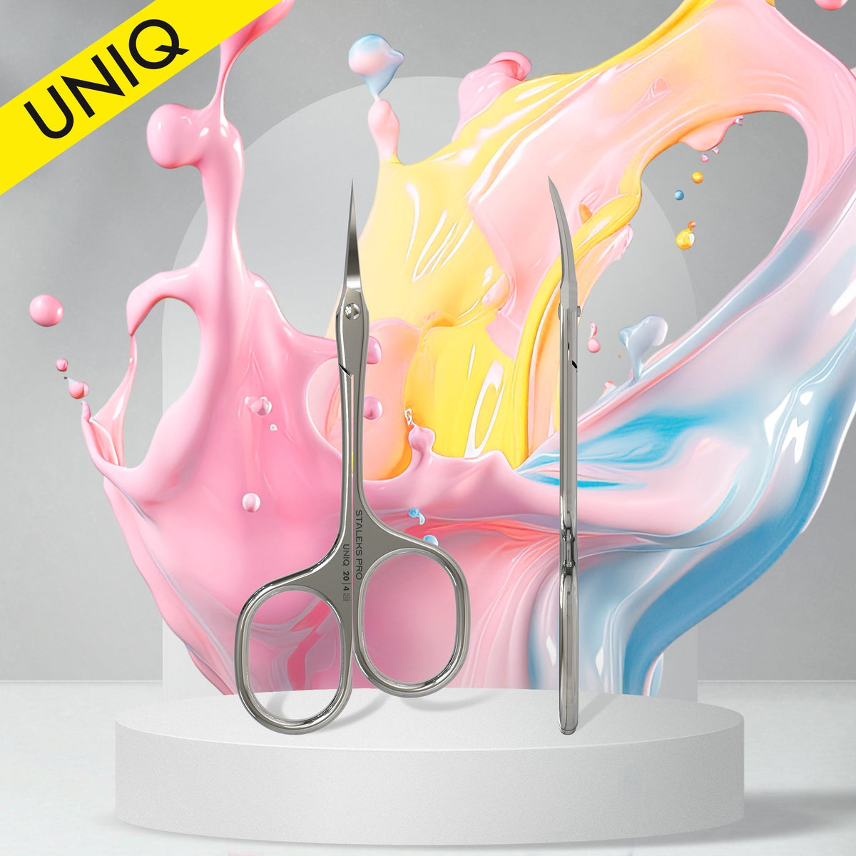 Staleks Uniq 20 Type 4 Asymmetric Cuticle Scissors
