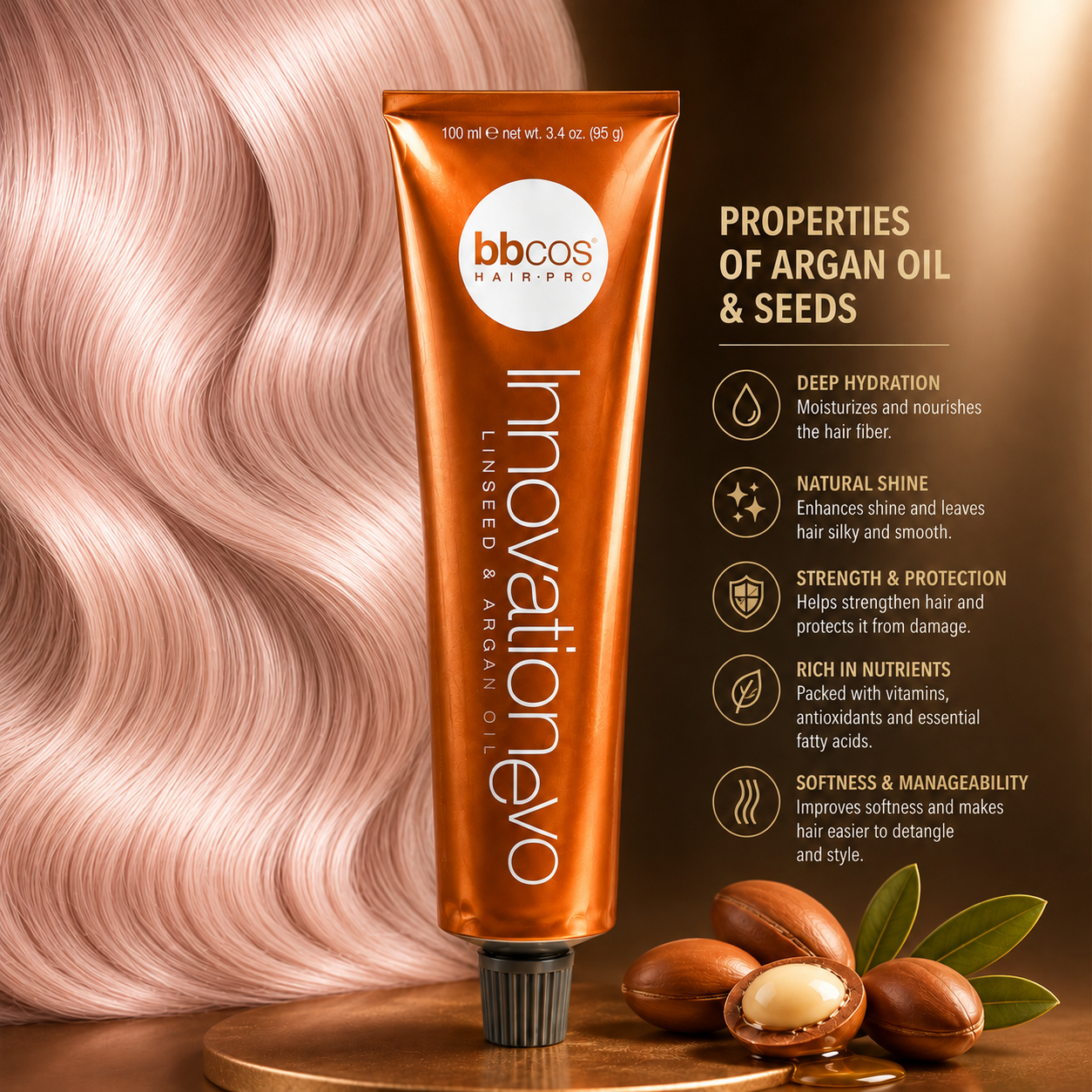 Innovation Evo Permanent Hair Color – ROSY BLOND (/26)