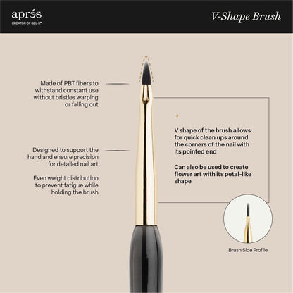Aprés V-Shape Nail Brush