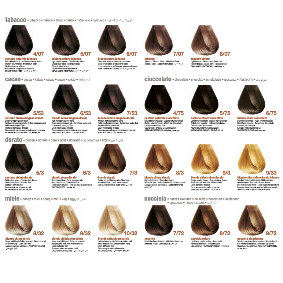 InnovationEvo Hair Color Set of 12 Colors + 2 Colors & 1 Peroxide Free