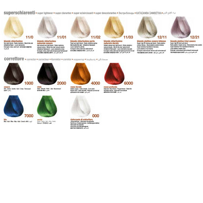 InnovationEvo Hair Color Set of 12 Colors + 2 Colors & 1 Peroxide Free