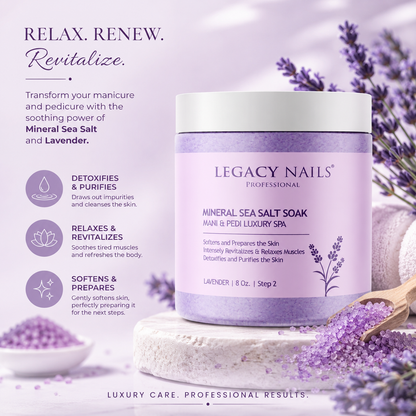 Mineral Sea Salt Soak Mani & Pedi Spa