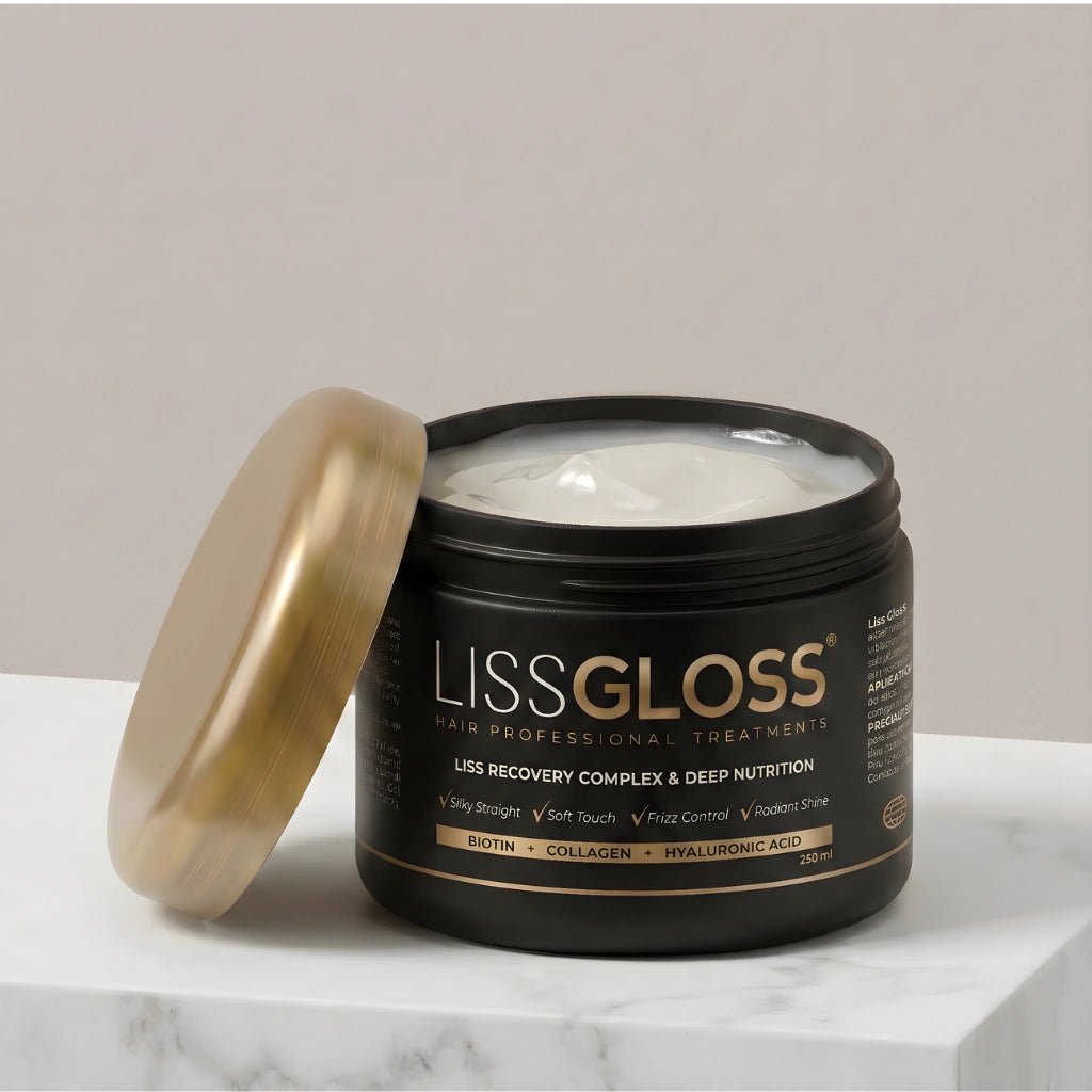 Liss Gloss Complex hair smoothing treatment details