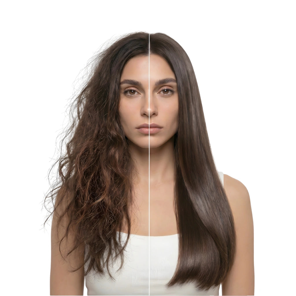 Liss Gloss Complex smooth, shiny hair results