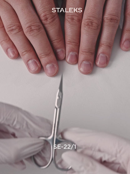 Staleks Expert 22 Type 1 Professional Cuticle Scissors