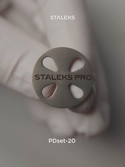 Staleks Pro Expert PODODISC Pedicure Disc + Disposable Files Set