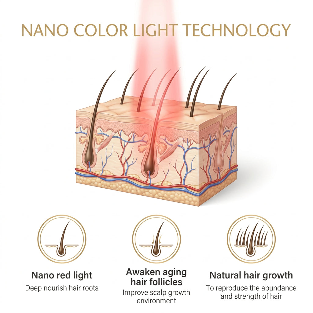 Electric Laser Hair Growth Comb nano technology