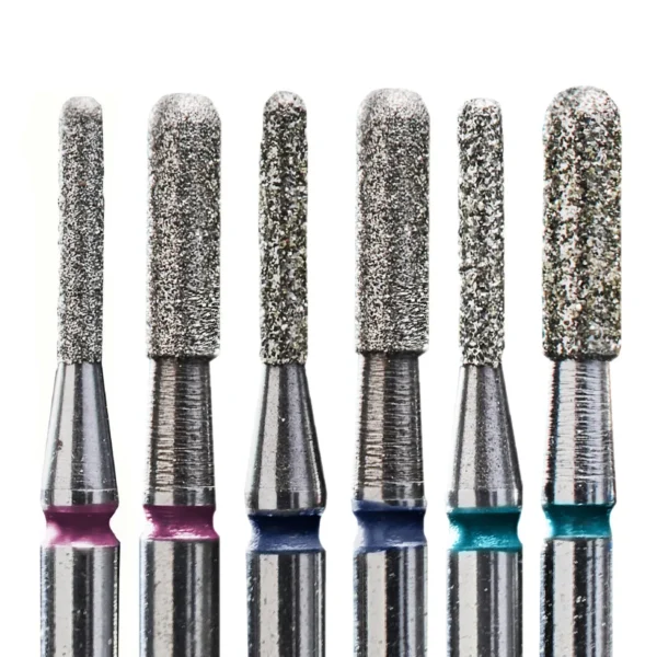 Diamond Nail Drill Bit ROUNDED CYLINDER 8 mm Working Part