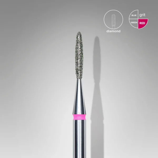 Diamond Nail Drill Bit FLAME Working Part 8mm / 10mm - Image 3