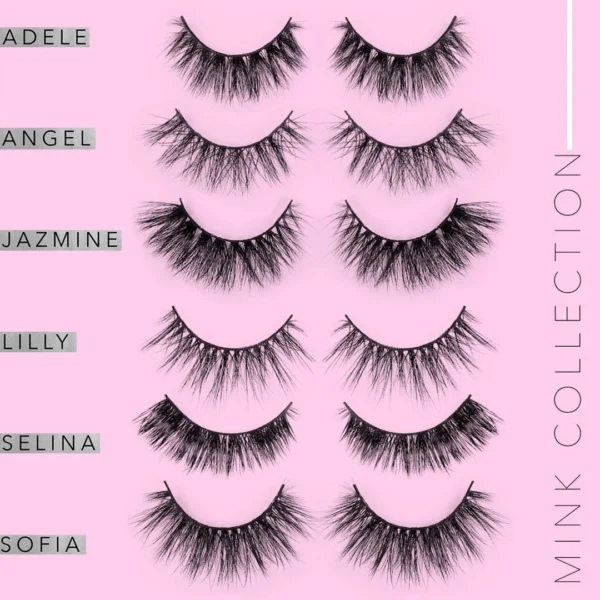 Luxury False Eyelashes 3D Mink Collection - Image 3