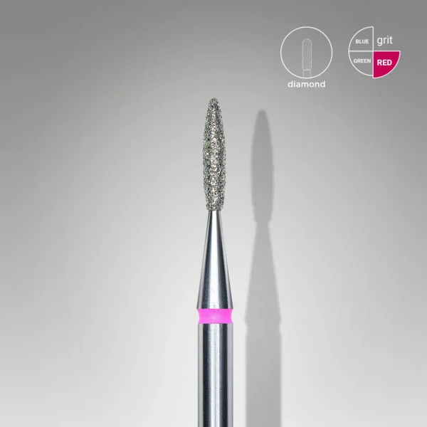 Diamond Nail Drill Bit FLAME Working Part 8mm / 10mm - Image 4