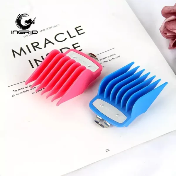 8 Pcs Professional Colorful Hair Clipper Guide Combs Wahl Replacement - Image 5