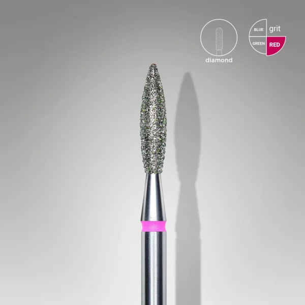 Diamond Nail Drill Bit FLAME Working Part 8mm / 10mm - Image 6
