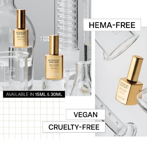 Extend Gel Non - Wipe Soak Off - Soft Gel  HEMA-Free - Image 8