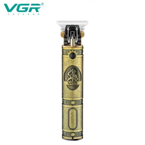 Professional Hair & Beard Trimmer Cordless Rechargeable Gold VGR ‎V-228 - Image 5